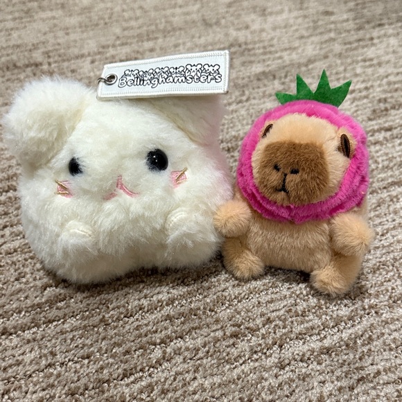 White and Tan Plush Toy Duo - Picture 1 of 1
